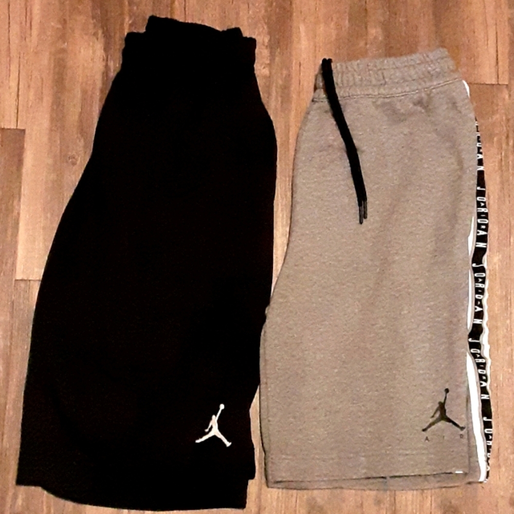 Jordan shorts two pair together